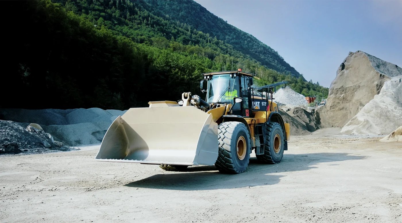 Рardanger Кock – Сaterpillar Сat 972 Рjullaster Pukkverk